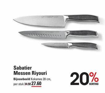 Sligro Sabatier messen riyouri aanbieding
