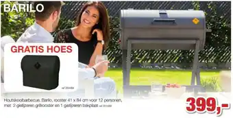 Paradisio Houtskoolbarbecue, Barilo, Rooster 41x84 Cm Voor 12 Personen aanbieding