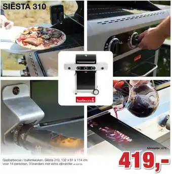 Siesta 310 Gasbarbecue - Buitenkeuken