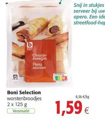 Colruyt Boni Selection Worstenbroodjes aanbieding
