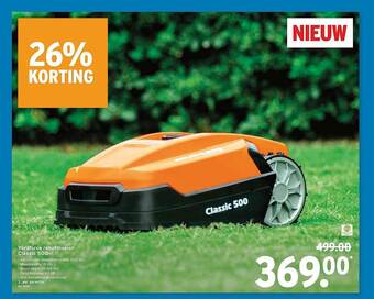 GAMMA Yardforce Robotmaaier Classic 500 aanbieding