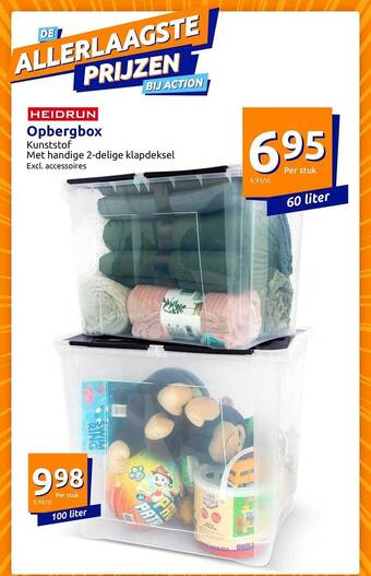 Action Opbergbox aanbieding