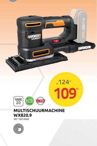 Multischuurmachine wx820.9