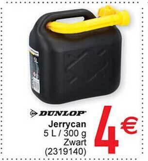 Cora Dunlop jerrycan aanbieding