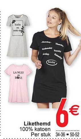 Cora Likethemd aanbieding