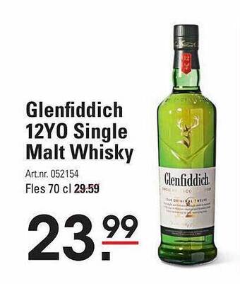 Glenfiddich 12yo single malt whisky
