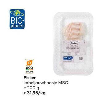 Bio Planet Fisker kabeljauwhaasje msc aanbieding