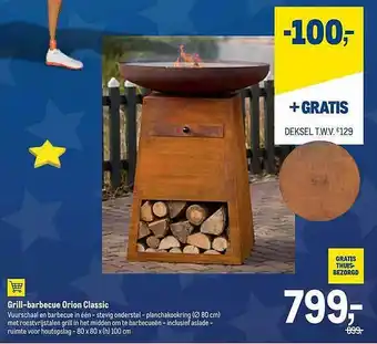 Makro Grill-barbecue orion classic aanbieding