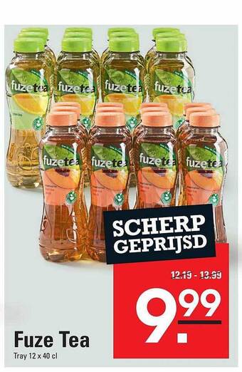 Sligro Fuze tea aanbieding