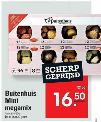 Sligro Buitenhuis mini megamix aanbieding