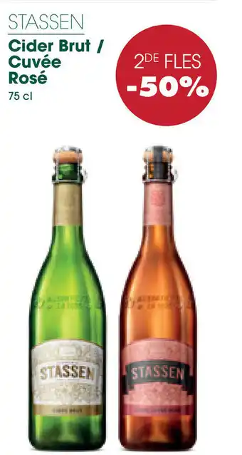 Stassen Cider Brut / Cuvee Rose 75 cl