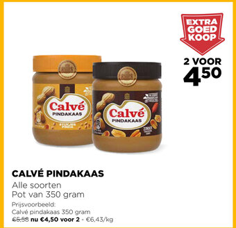 Calve Pindakaas Alle soorten Pot van 350 gram