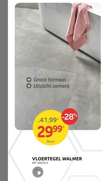 Brico Vloertegel walmer aanbieding