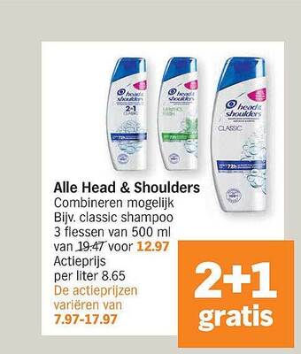 Albert Heijn Alle head & shoulders aanbieding