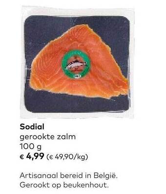 Sodial gerookte zalm