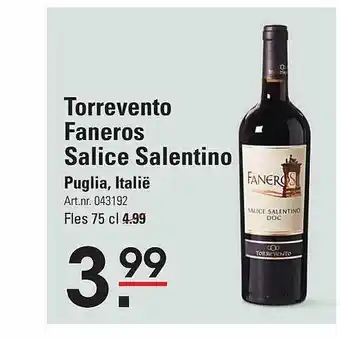 Torrevento faneros salice salentino puglia italië