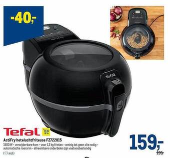 Makro Tefal actifry heteluchtfriteuse fz722815 aanbieding