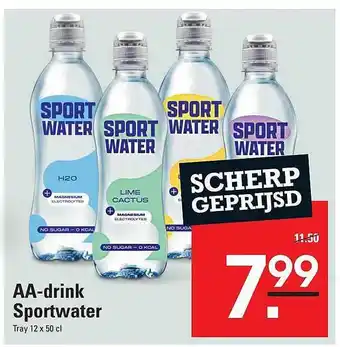 Sligro Aa-drink sportwater aanbieding