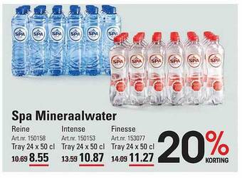 Spa mineraalwater