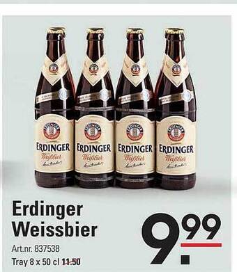 Sligro Erdinger weissbier aanbieding