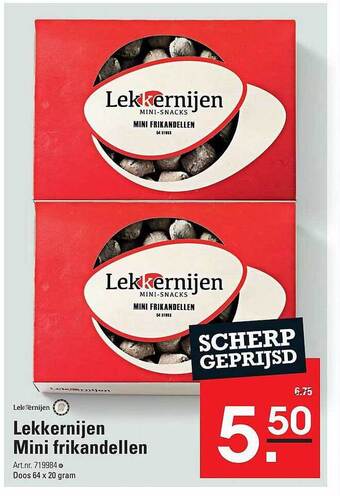 Sligro Lekkernijen mini frikandellen aanbieding