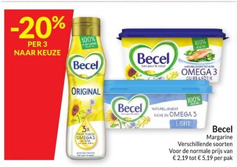 Intermarché Becel margarine aanbieding