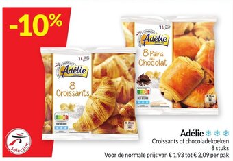 Adelie croissants of chocoladekoeken 8 stuks