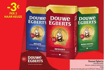 Intermarché Douwe Egberts gemalen koffie 500G aanbieding