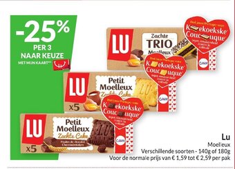Intermarché LU moelleux aanbieding
