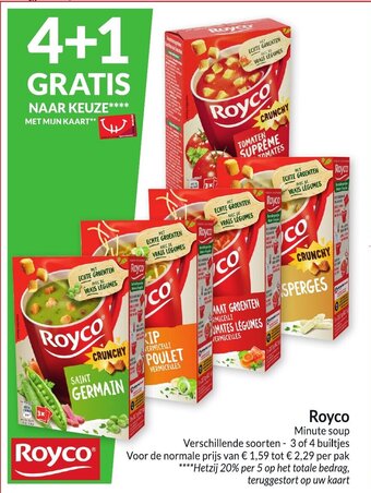 Intermarché Royco minute soup aanbieding