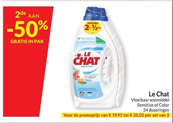 Le chat vloeibaar wasmiddel