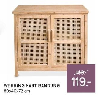 Webbing kast bandung 80x40x72cm