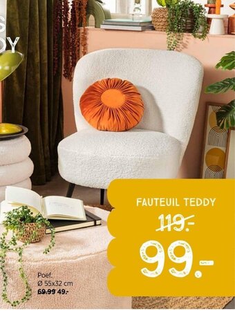 Fauteuil teddy