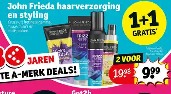 Kruidvat John Frieda Haarverzorging En Styling 2 Voor aanbieding