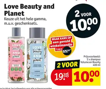 Kruidvat Love Beauty and Planet 2 Voor aanbieding