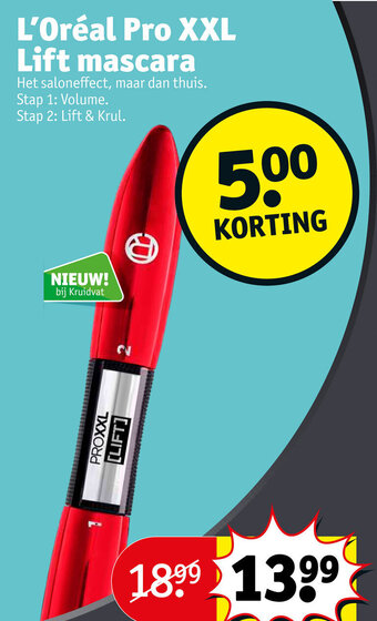 Kruidvat L'Oréal Pro XXL Lift Mascara aanbieding