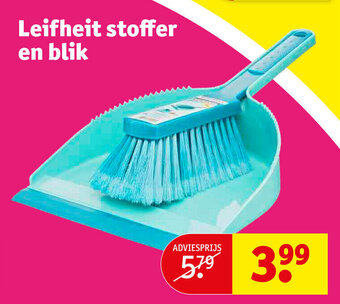Leifheit Stoffer en Blik