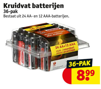Kruidvat Kruidvat Batterijen 36-Pak aanbieding