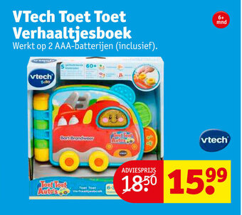 Kruidvat VTech Toet Toet Verhaaltjesboek aanbieding