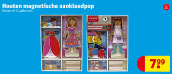 Houten Magnetische Aankleedpop