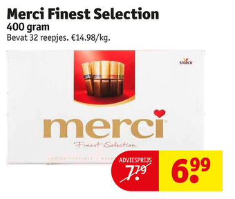 Kruidvat Merci Finest Selection 400gram aanbieding