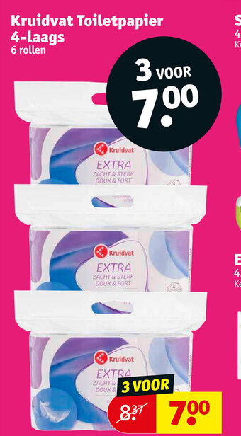 Kruidvat Kruidvat Toiletpapier 4-Laags aanbieding