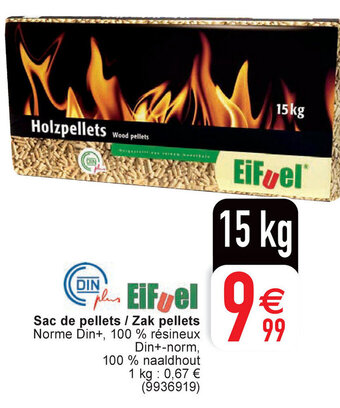 Cora Sac de Pellets / Zak Pellets 15kg aanbieding