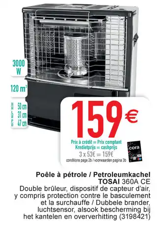 Cora Tosai 3604A CE Poete a Petrole / Petroleumkachel aanbieding