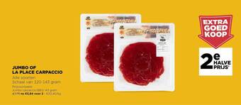 Jumbo Jumbo of la place carpaccio aanbieding