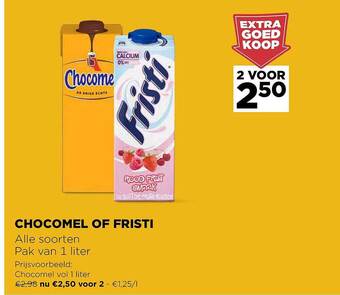 Jumbo Chocomel of fristi aanbieding