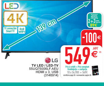 Cora LG TV LED aanbieding