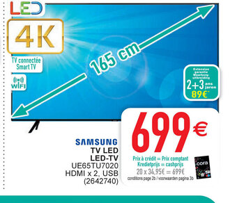 Cora Samsung TV LED aanbieding