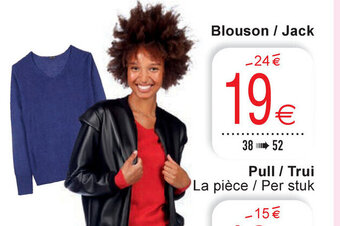 Cora Blouson/ jack aanbieding