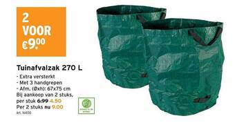 GAMMA Tuinafvalzak 270 l aanbieding